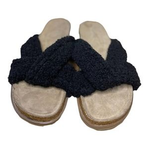 Treasure & Bond Sherpa Teddy Sandal Slides NWOT Size 10M